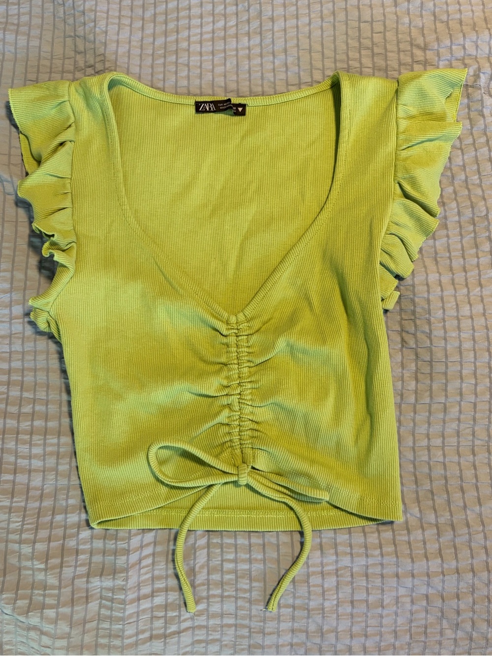 Zara Cropped Cinched Top